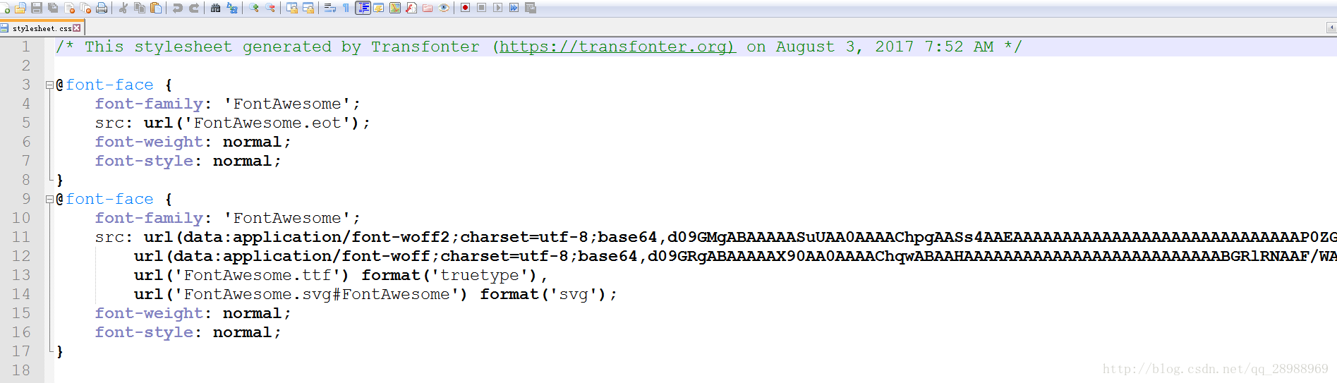 stylesheet
